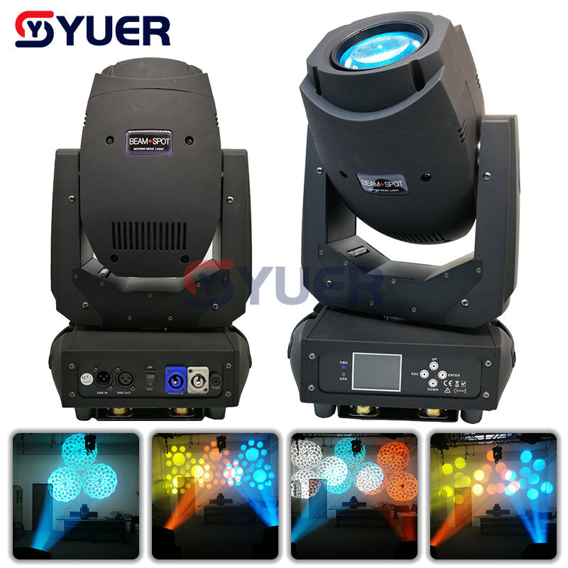 YUER™️ Stage Lighting Equipments 200W Beam Spot 2IN1 LED Moving Head L